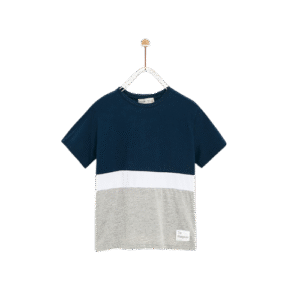 Color-Block Cotton T-Shirt